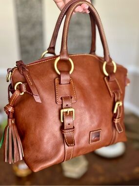 Dooney & Bourke Florentine Leather Bristol Satchel